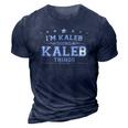 Im Kaleb Doing Kaleb Things 3D Print Casual Tshirt Navy Blue