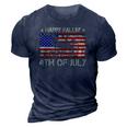 Joe Biden Happy Falling Off Bicycle Biden Bike 4Th Of July 3D Print Casual Tshirt Navy Blue