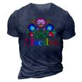 Maestra Proud Spanish Teacher Bilingual Teacher Latina 3D Print Casual Tshirt Navy Blue