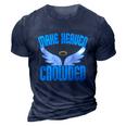 Make Heaven Crowded Gift Christian Faith In Jesus Our Lord Gift 3D Print Casual Tshirt Navy Blue