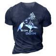 Son Of Odin Viking Odin&8217S Raven Norse 3D Print Casual Tshirt Navy Blue