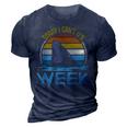 Sorry I Cant Its Week Ocean Scuba Diving Funny Shark Lover  3D Print Casual Tshirt Navy Blue