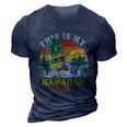 This Is My Hawaiian Funny Gift 3D Print Casual Tshirt Navy Blue