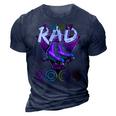 Totally Rad Since 2004 80S 18Th Birthday Roller Skating 3D Print Casual Tshirt Navy Blue