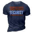 Trick Or Treat Security Funny Dad Halloween T 3D Print Casual Tshirt Navy Blue