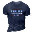 Trump 2024 Election | Take America Back 3D Print Casual Tshirt Navy Blue