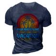 Vintage Sunset Summer Vacation 2022 Anna Maria Island Beach Cool Gift 3D Print Casual Tshirt Navy Blue