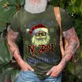 Nurse Christmas - Be Nice To The Nurse Santa Is Watching 3D Print Casual Tshirt Maroon Nurse Christmas - Be Nice To The Nurse Santa Is Watching 3D Print Casual Tshirt Maroon