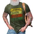 44Th Birthday Retro Vintage Legend Since July 1978 3D Print Casual Tshirt Army Green