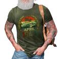 Awesome Since April 1943 Vintage 80Th Birthday For Men Women 3D Print Casual Tshirt Army Green