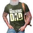 Best Funny Gift For Fathers Day 2022 The Walking Dad 3D Print Casual Tshirt Army Green
