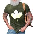 Canadian Flag Women Men Kids Maple Leaf Canada Day 3D Print Casual Tshirt Army Green