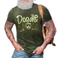 Doodle Mom Leopard Goldendoodle Mothers Day Mom Women Gifts 3D Print Casual Tshirt Army Green