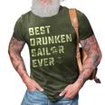 Drunken Sailor V2 3D Print Casual Tshirt Army Green