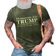 Funny Anti Biden Democrats For Trump Some Of Us Are Sane 3D Print Casual Tshirt Army Green