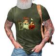 Funny Halloween Hey Boo Funny Halloween Cute Ghost Pumpkin Graphic Design Printed Casual Daily Basic 3D Print Casual Tshirt Army Green