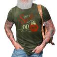 Halloween I Put A Spell On You Orange And White Design 3D Print Casual Tshirt Army Green