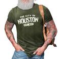 Jcombs Houston Texas Lone Star State 3D Print Casual Tshirt Army Green