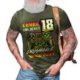 Level 18 Unlocked Crushing It 2004 Video Game 18Th Birthday 3D Print Casual Tshirt Army Green