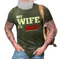 My Wife Is Psychotic T 3D Print Casual Tshirt Army Green