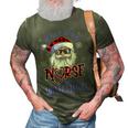 Nurse Christmas - Be Nice To The Nurse Santa Is Watching 3D Print Casual Tshirt Army Green Nurse Christmas - Be Nice To The Nurse Santa Is Watching 3D Print Casual Tshirt Army Green
