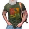 Private Detective Crime Investigator Silhouettes Gift 3D Print Casual Tshirt Army Green