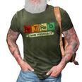 Retirement Periodic Table Retired Teacher Periodic Table Elements Graphic Design Printed Casual Daily Basic 3D Print Casual Tshirt Army Green