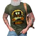 Scary Halloween Truck Gnomes Farmer Witch Pumpkin Costume 3D Print Casual Tshirt Army Green