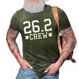 Womens 262 Running Design Marathon Crew Gift 3D Print Casual Tshirt Army Green
