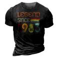 39 Year Old Gifts Legend Since 1983 39Th Birthday Retro 3D Print Casual Tshirt Vintage Black