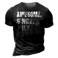 44 Year Old Awesome Since July 1978 Gifts 44Th Birthday 3D Print Casual Tshirt Vintage Black