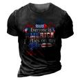 4Th Of July Birthday Gifts Funny Bday Born On 4Th Of July 3D Print Casual Tshirt Vintage Black