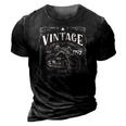 50Th Birthday 1972 Gift Vintage Classic Motorcycle 50 Years 3D Print Casual Tshirt Vintage Black