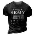 Army National Guard Dad Cool Gift U S Military Funny Gift Cool Gift Army Dad Gi 3D Print Casual Tshirt Vintage Black