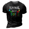 Autism Teacher Design Gift For Special Education 3D Print Casual Tshirt Vintage Black