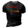 Awesome Since September 1992 3D Print Casual Tshirt Vintage Black