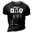Being A Dad - Letting Him Shoot 3D Print Casual Tshirt Vintage Black