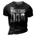 Best Funny Gift For Fathers Day 2022 The Walking Dad 3D Print Casual Tshirt Vintage Black