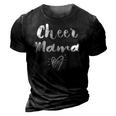 Cheerleader Mom Gifts- Womens Cheer Team Mother- Cheer Mom Pullover 3D Print Casual Tshirt Vintage Black