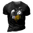 Chinese Woman &8211 Tiger Tattoo Chinese Culture 3D Print Casual Tshirt Vintage Black