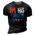 Couples Matching 4Th Of July - Im His Sparkler 3D Print Casual Tshirt Vintage Black