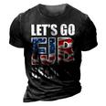 Funny Anti Biden Fjb Lets Go Brandon Fjb Flag Image Apparel 3D Print Casual Tshirt Vintage Black