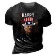 Funny Joe Biden Happy Halloween For Fourth Of July V2 3D Print Casual Tshirt Vintage Black