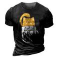 Funny Orange Cat Coffee Mug Cat Lover 3D Print Casual Tshirt Vintage Black