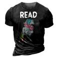 Funny Teacher Library Read Book Club Piggie Elephant Pigeons  3D Print Casual Tshirt Vintage Black