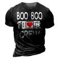 Halloween Costume For Women Boo Boo Crew Nurse 3D Print Casual Tshirt Vintage Black