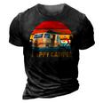 Happy Camper - Camping Rv Camping For Men Women And Kids 3D Print Casual Tshirt Vintage Black