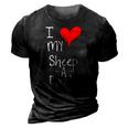 I Love My Sheepadoodle Cute Dog Owner Gift &8211 Graphic 3D Print Casual Tshirt Vintage Black