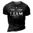 Im Liam Doing Liam Things 3D Print Casual Tshirt Vintage Black