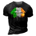 Lips Sexy Green Irish Leopard Flag Shamrock St Patricks Day  3D Print Casual Tshirt Vintage Black